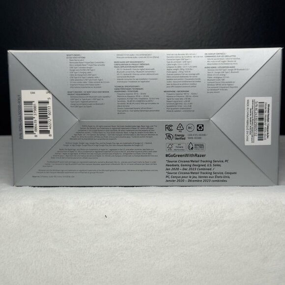 Razer Barracuda X – Mercury Edition | Wireless Gaming Headset (PC/Console/Mobile - Picture 9 of 9